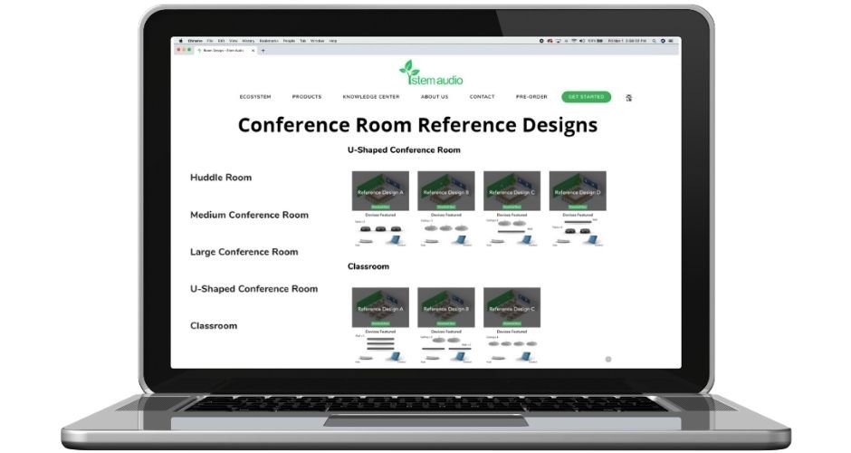 conference room reference design screen